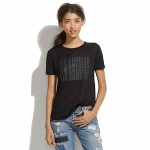 Madewell Linen Los Angeles Tee - NWT